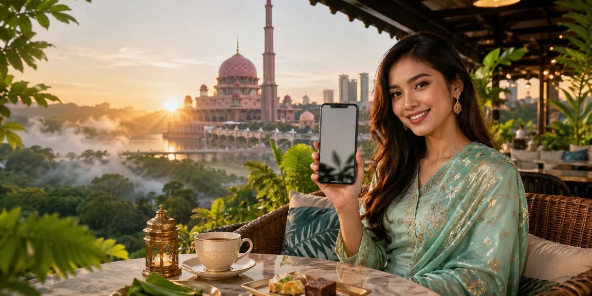 Pengguna menggunakan telefon pintar di Putrajaya untuk akses kasino dalam talian